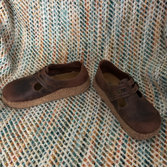 Comfortfube brown oiled leather size 36 maryjane shoes - Picture 4 of 5
